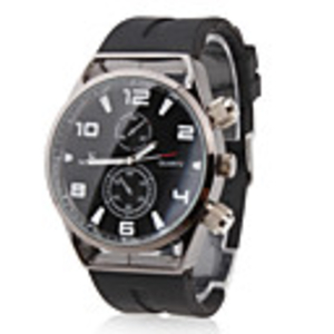 Fashionable Silicone Band Wrist Watch For Men