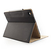 Fashional Nylon-Leather Case and Stand for Apple iPad 2 with Car Seat Mount - Black