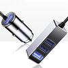 Fast Car Charger 4 Ports Output Mobile Phone Charging For iPhone X XS iPad Tablet 5V Car Quick Charge Car-Charger 2 Colors To Choice