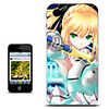 Fate stay night Saber Battle Version Anime iPhone Case
