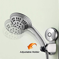 Faucet Accessories Vacuum Suction Cup Punch-free Stainless Steel Brushed Hand Shower Bracket