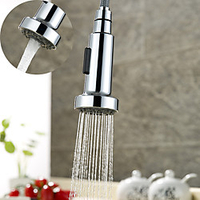 Faucet Accessory Multi-Function Modes Pull Out Spray Water Saving Technology Kitchen Faucet Nozzle Replacement Shower Spray Head ABS Plastic Kitchen Nozzle