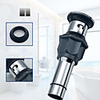 Faucet accessory Stainless Steel Drainer Wash Basin Washbasin Flap Basket Drainer