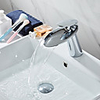 Faucet Set - Waterfall Chrome Centerset Single Handle One HoleBath Taps