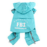 FBI Waterproof Raincoat for Dogs (XS-XXXL)