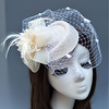 Feather / Net Fascinators / Hats / Headwear with Feather / Floral 1pc Wedding / Special Occasion / Horse Race Headpiece miniinthebox