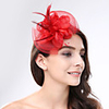 Feather / Net Fascinators / Headwear with Floral 1pc Wedding / Special Occasion / Tea Party Headpiece