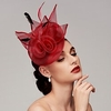 Feather / Net Kentucky Derby Hat / Fascinators / Headpiece with Feather / Floral / Flower 1pc Wedding / Horse Race / Ladies Day Headpiece miniinthebox