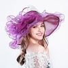 Feather / Silk / Organza Kentucky Derby Hat / Fascinators / Hats with Floral 1pc Wedding / Special Occasion / Party / Evening Headpiece miniinthebox