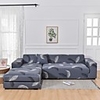 Feather 1-Piece Sofa Cover Couch Cover Furniture Protector Soft Stretch Sofa Slipcover Spandex Jacquard Fabric Super Fit for 1~4 Cushion Couch and L Shape Sofa, Easy to Install(1 Free Cushion Cover)