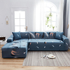 Feather Print Dustproof All-powerful Slipcovers Stretch L Shape Sofa Cover Super Soft Fabric Couch Cover Sofa Furniture Protector with One Free Boster Case miniinthebox