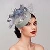 Feathers / Net Fascinators / Hats / Headpiece with Feather / Cap / Flower 1 PC Wedding / Party / Evening Headpiece miniinthebox