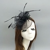 Feathers / Net Fascinators / Hats / Headwear with Feather / Ruching / Polka Dot 1 PC Wedding / Special Occasion / Ladies Day Headpiece miniinthebox