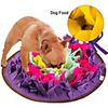 Feeding Mat Snuffle Mat Dog Pet Toy 1pc Flower Foldable Washable Pet Exercise Encourage Natural Foraging Skills Polyester Gift