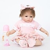 FeelWind 18 inch Reborn Doll Girl Doll Baby Girl lifelike Handmade Cute Child Safe Kids / Teen Cloth 3/4 Silicone Limbs and Cotton Filled Body with Clothes and Accessories for Girls