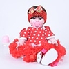 FeelWind 20 inch Reborn Doll Girl Doll Baby Girl lifelike Hand Made Child Safe Non Toxic Parent-Child Interaction Cloth 3/4 Silicone Limbs and Cotton Filled Body with Clothes and Accessories for