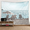 Fengheri Beach Leisure Printed Tapestry Decor Wall Art Tablecloths Bedspread Picnic Blanket Beach Throw Tapestries Colorful Bedroom Hall Dorm Living Room Hanging