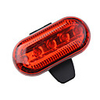 FF-105 5 LED Bicycle Safety Light 2XAAA Red