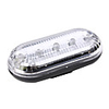 FF-105 5 LED Bicycle Safety Light 2XAAA Silver
