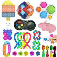 Fidget Spinner Sensory Fidget Toy Fidget Controller Pad Stress Reliever 23 pcs Portable Stress and Anxiety Relief For Adults Adults