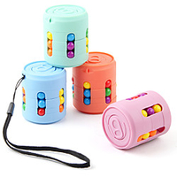 Fidget Spinner Stress Relief Hand Toys Magic Beans Gyroscope Fingertip Cube Spinning Top Portable Pop Sensory Can Toy for Kids and Adults in Home School Office(2 Pcs) miniinthebox
