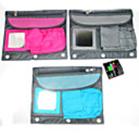 File Bag Cosmetic Bag with Mirror