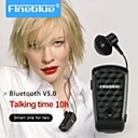 FineBlue FQ-10 Pro Bluetooth 5.0 10 Hours Talking Bluetooth Earpieces Wireless Earphones Bluetooth Headset HIFI Stereo With Mic