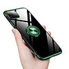 Finger Ring Holder Stand Case For Apple iPhone 11 Pro Max XR XS Max X 8 Plus 7 Plus 6 Plus Transparent Plating TPU Phone Cover Green Accessories