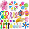 Finger Toy Piggy Bank / Money Bank Push Pop Bubble Sensory Fidget Toy Stress Reliever 28 pcs Portable Stress and Anxiety Relief Flexible Durable Slow Rising For Teen Adults