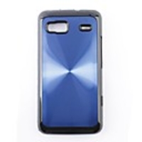 Fingerprint Aluminium Back Shell Cell Phone Protective Case for HTC A7272 - Blue