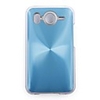 Fingerprint Aluminium Back Shell Cell Phone Protective Case for HTC HD - Light Blue