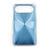 Fingerprint Aluminium Back Shell Cell Phone Protective Case for HTC HD7 - Light Blue
