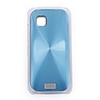 Fingerprint Aluminium Back Shell Cell Phone Protective Case for Nokia C5-03 - Light Blue
