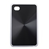 Fingerprint Aluminium Back Shell Cell Phone Protective Case for Sumsung P1000 - Black