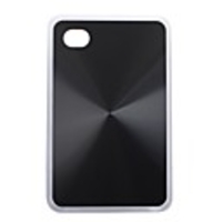 Fingerprint Aluminium Back Shell Cell Phone Protective Case for Sumsung P1000 - Black