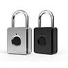 Fingerprint Padlock Smart Padlock USB Rechargeable Anti-Theft Padlock with 10 Set of Fingerprints 90 Days Standby Security Padlock for Locker Gym Door LuggageSilver