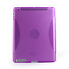 Fingersprint Protective Crystal Back Case for ipad 2 (purple)