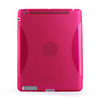 Fingersprint Protective Crystal Back Case for ipad 2 (red)