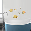 Fish / Animals Wall Stickers Mirror Wall Stickers Decorative Wall Stickers Acrylic Home Decoration Wall Decal Wall Decoration 32pcs