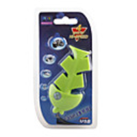 Fish Style 4 Port USB 2.0 Hub (Green)