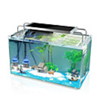 Fish Tank Air Filters Fish Tank Filter Fish Bowl Ornament Tortoise Energy Saving Glass 1 pc 29.52021.5 cm