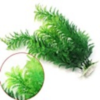 Fish Tank Aquarium Decoration Artificial Plants Hornwort Anacharis Fish Bowl Waterplant Artificial Plants Green Plastic 30 cm