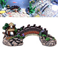 Fish Tank Aquarium Decoration Background Ornament Coffee Mini Artificial Resin 14.565.5 cm