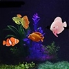 Fish Tank Aquarium Decoration Fish Bowl Artificial Fish Rainbow Cute Special Material 4 Pieces 2 cm