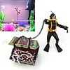 Fish Tank Aquarium Decoration Fish Bowl Ornament Black Artificial Resin