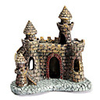 Fish Tank Aquarium Decoration Ornament Castle Brown Adjustable Noiseless Artificial Resin 1 pc