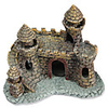 Fish Tank Aquarium Decoration Ornament Castle Brown Non-toxic Tasteless Resin 1 pc 11.56.510 cm