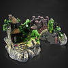 Fish Tank Aquarium Decoration Ornament Stones Rock Outcrop Non-toxic Tasteless Resin