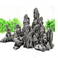 Fish Tank Aquarium Decoration Rocks Stones Dinosaur Non-toxic Tasteless Resin