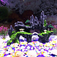 Fish Tank Aquarium Decoration Stone Rocks Fish Bowl Ornament Rocks Stones Non-toxic Tasteless Resin 1 pc